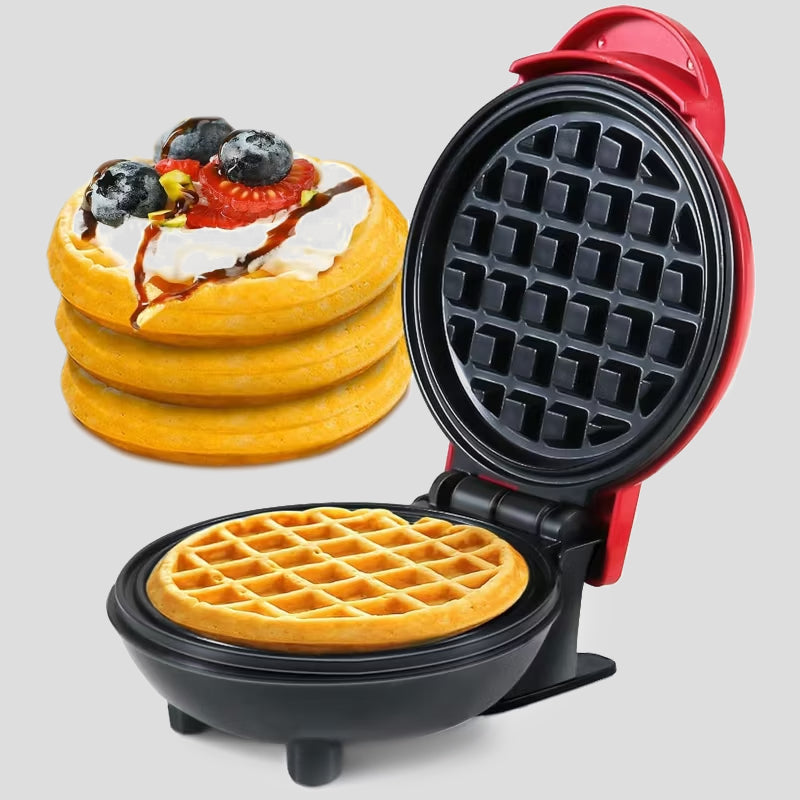 Mini Wafflera redonda antiadherente